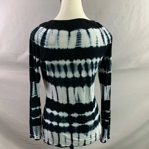 Ribbed Tye Dye Long Sleeve Tee - Picture 4 of 4
